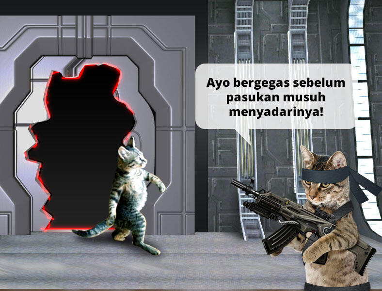 Kucing Numpang Lewat - Episode Star Wars (Komik Sotosop Full Picture)