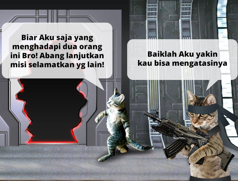 Kucing Numpang Lewat - Episode Star Wars (Komik Sotosop Full Picture)