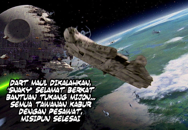 Kucing Numpang Lewat - Episode Star Wars (Komik Sotosop Full Picture)