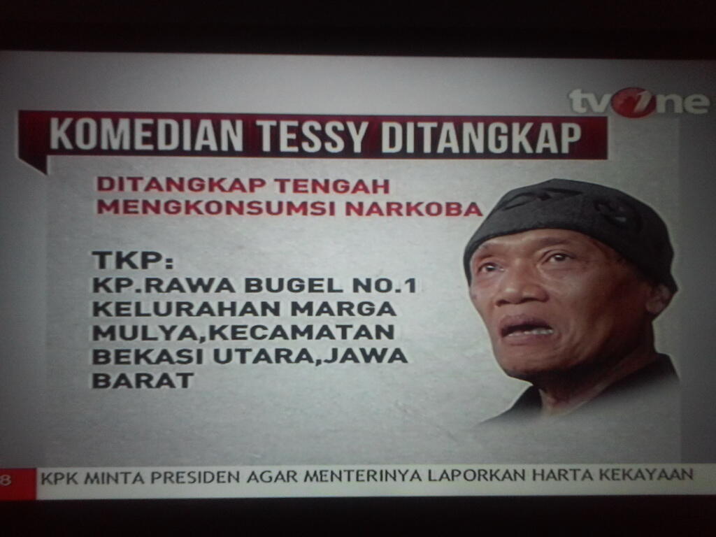 Artis Tessy Tertangkap Karena Konsumsi Narkoba