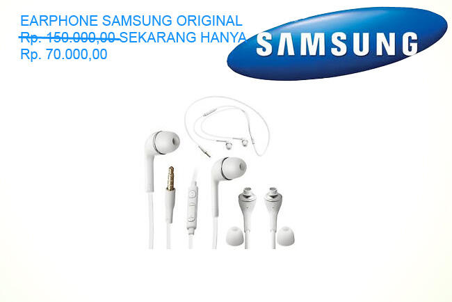 Dijual Murah Earphone Samsung Original , Salam Sejahtera