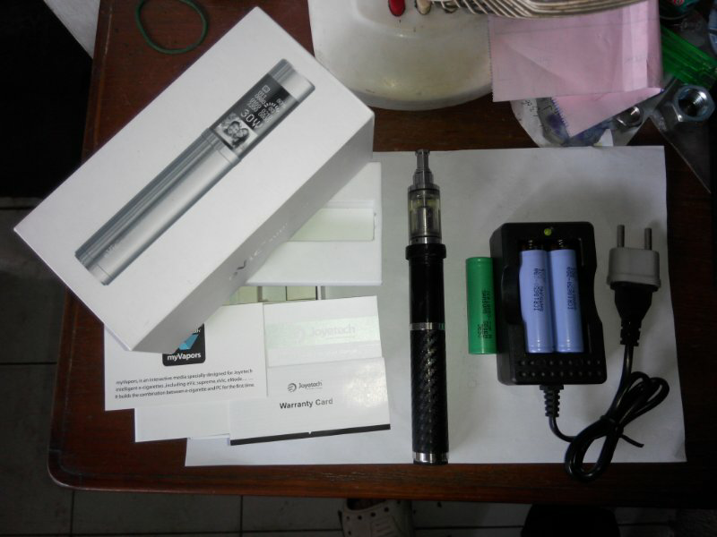 EVIC SUPREME SILVER SS + BONUS BATRE 18650 SAMSUNG
