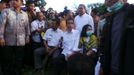 Jokowi Datang, Masalah Relokasi Pengungsi Gunung Sinabung Langsung Beres 
