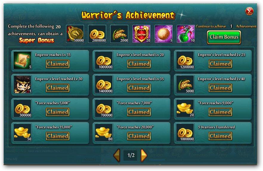 FACEBOOK : Chibi Warriors ( Military Strategy )