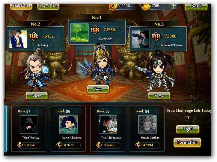FACEBOOK : Chibi Warriors ( Military Strategy )