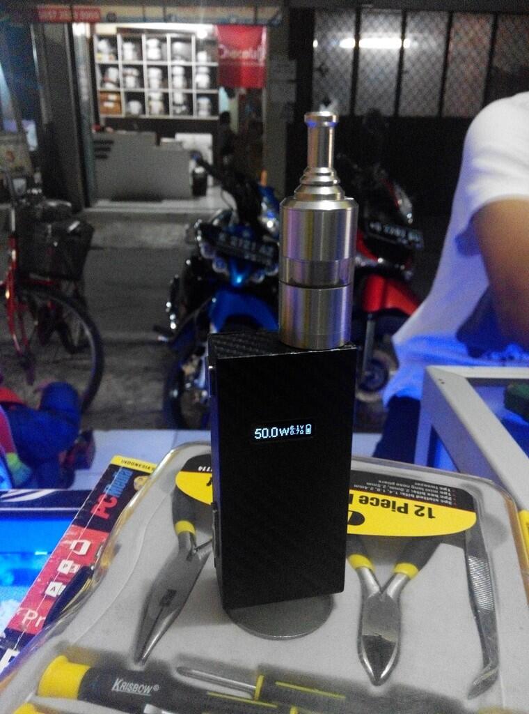 VAPORIZER SIGELEI 50W BOX MOD + kayfun lite plus v2 by hcigar SOLO