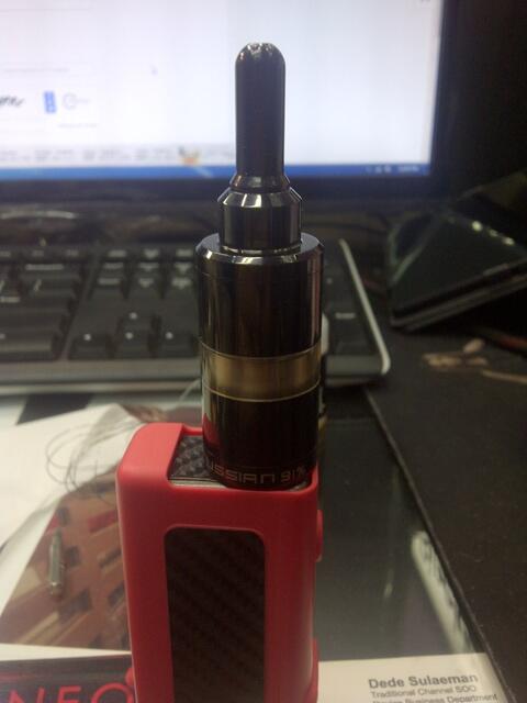 Jual Vaporshark DNA 30 + The Russian 91% Black