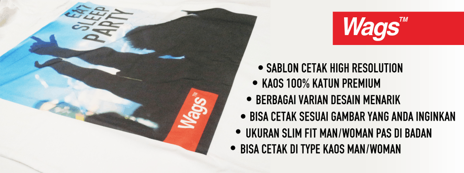 WAGS APPAREL mencari partner bisnis Tanpa Modal. Laba Rp11rb/kaos