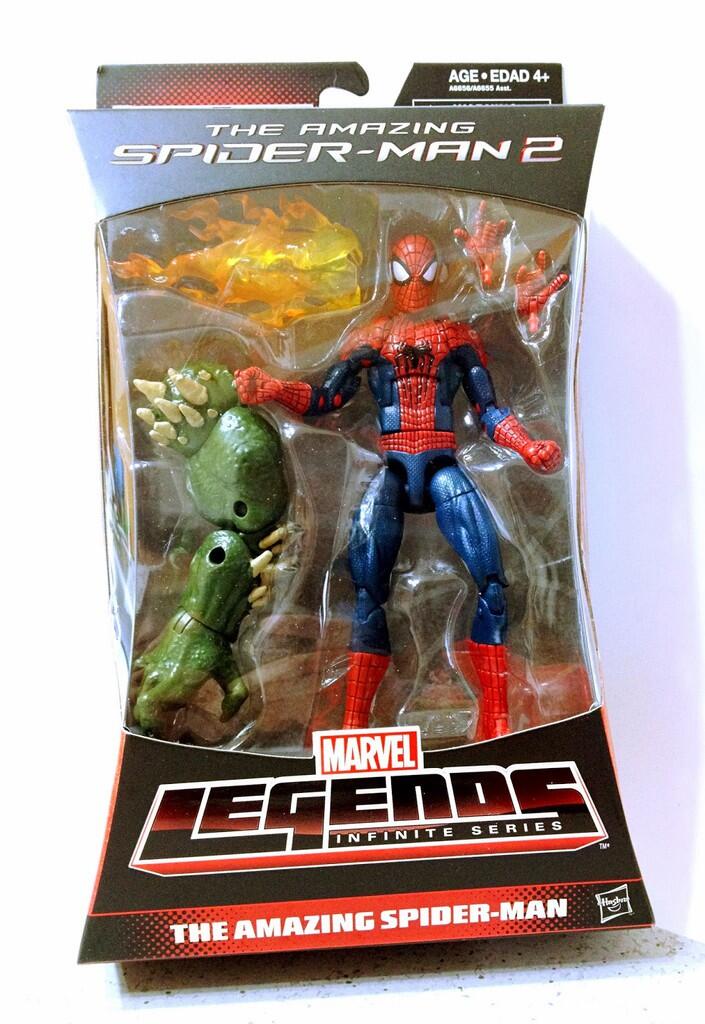 the amazing spider man 2 toys marvel legends