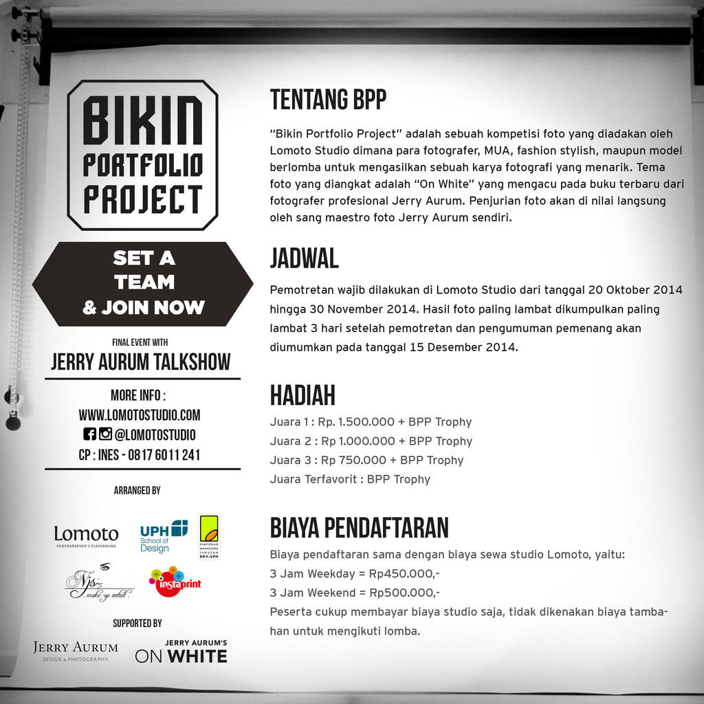 Event LOMOTO &quot;Bikin Portfolio Project&quot; 