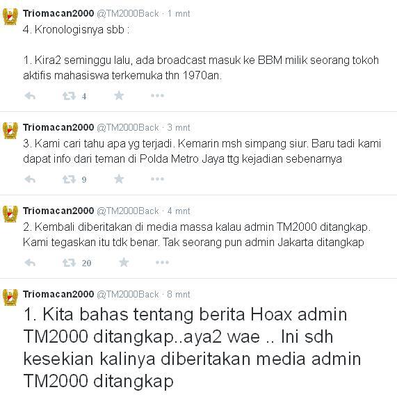 Butuh Konfirmasi Admin TM2000 ketangkep kabar gembira atau sedikit kabar gembira?