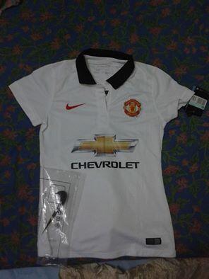 Jual Jersey Ladies MU Away Chevrolet Putih Grade Ori, Tangerang Murah