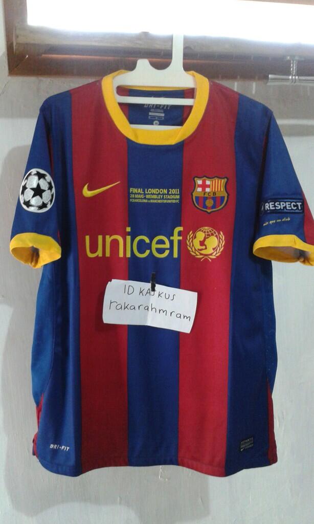 Jersey Paketan Barca Barcelona Home 14/15 dan Final London fullpatch murah banget