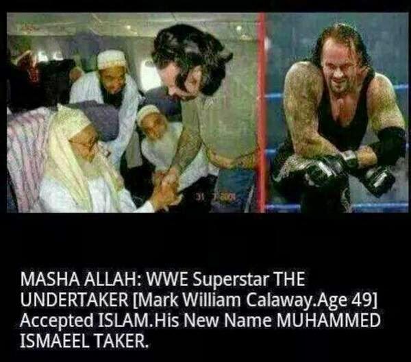 UNDERTAKER MASUK ISLAM, GANTI NAMA JADI MUHAMMED ISMAEEL TAKER