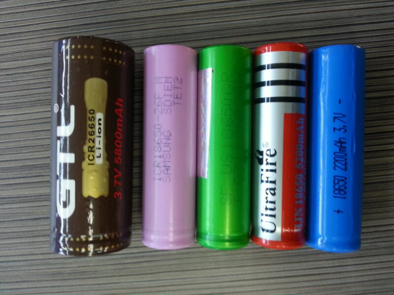 Battre cass 18650 & 26650