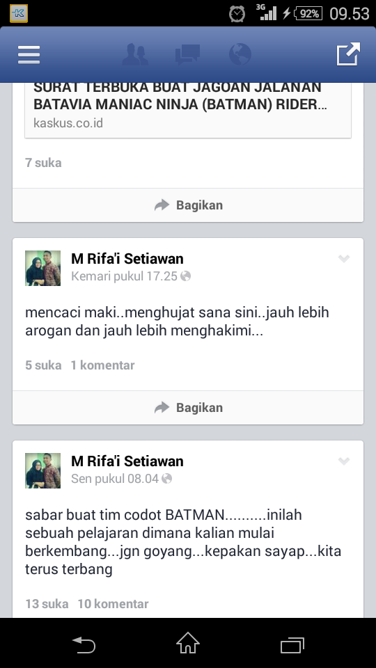 Need info tentang BATMAN dan kepakan sayap