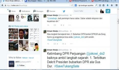(strezz) "DPR Tandingan" Gelar Pelantikan Pimpinan Jumat Besok