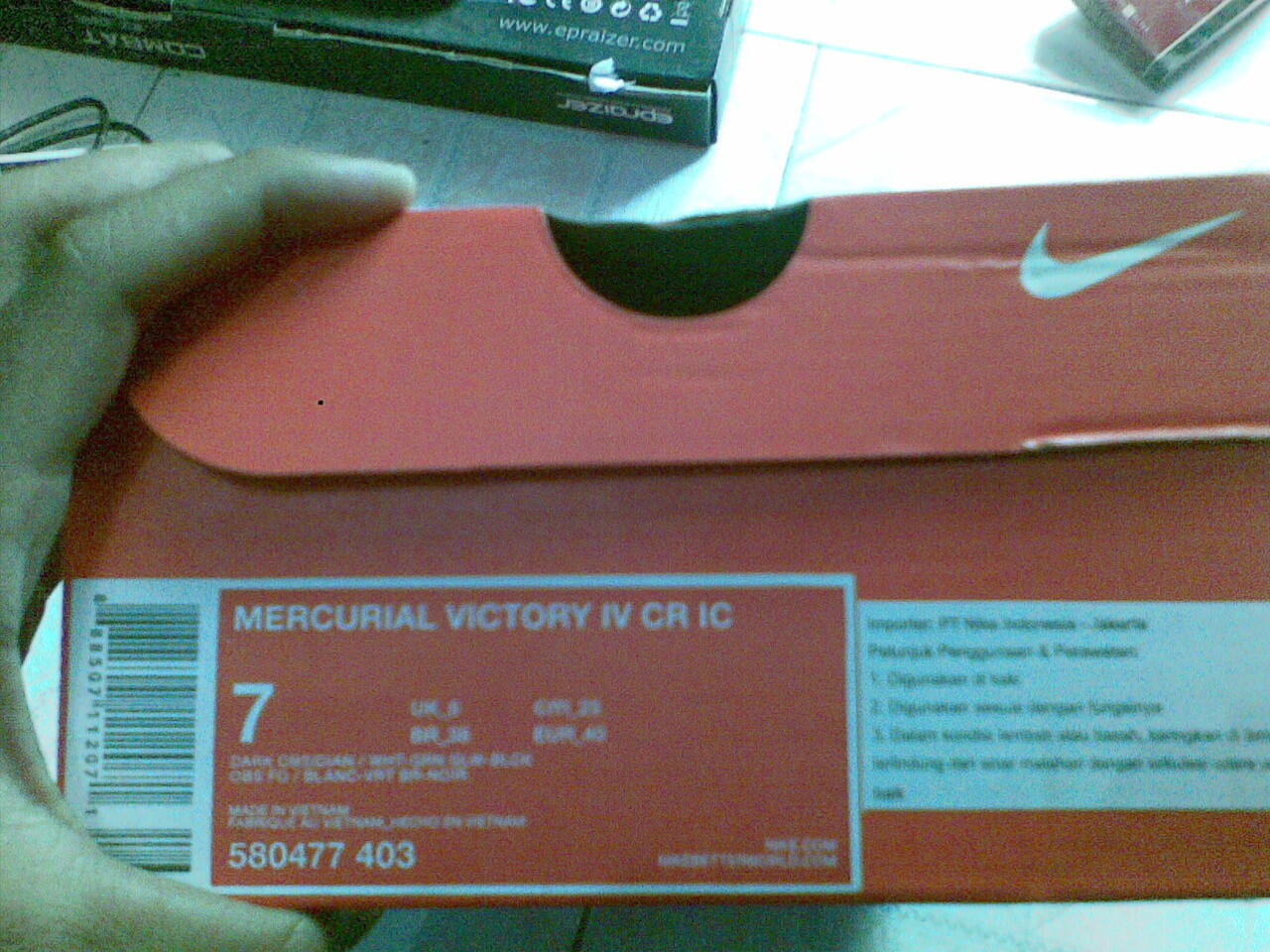 Nike Mercurial Victory seri galaxy CR7