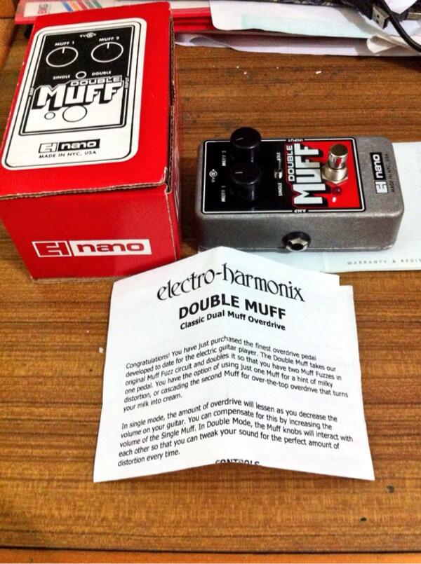 Electro Harmonix Double Muff Nano Overdrive/Fuzz