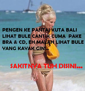Yang Mau Lihat Cewek Bule Cantik cuma pake Bra &amp; CD di Pantai Kuta Masuk gan &#91;BB++&#93; 