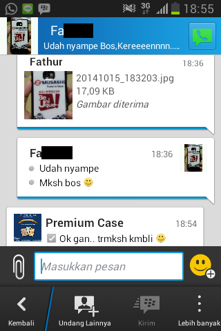 Premiumcaseid Testimonial on Kaskus