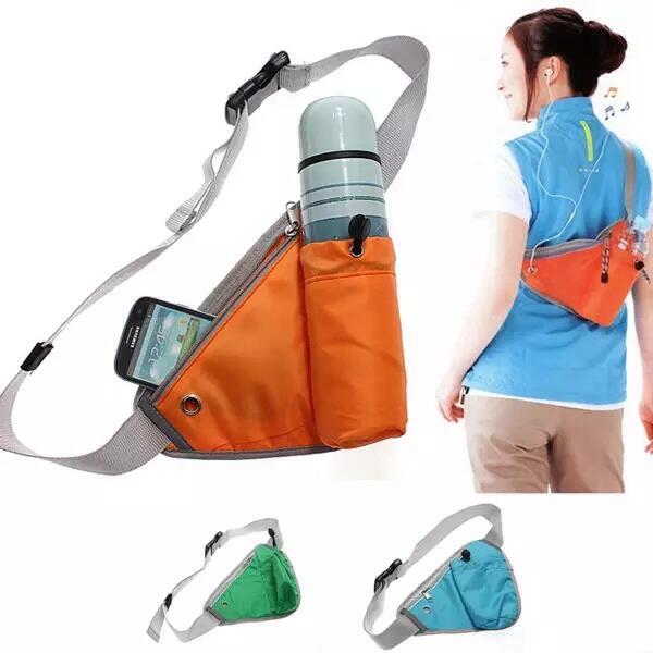TAS SPORTS RUNNING JOGGING CYCLING MODEL MINI MESSENGER BAG & TAS PINGGANG
