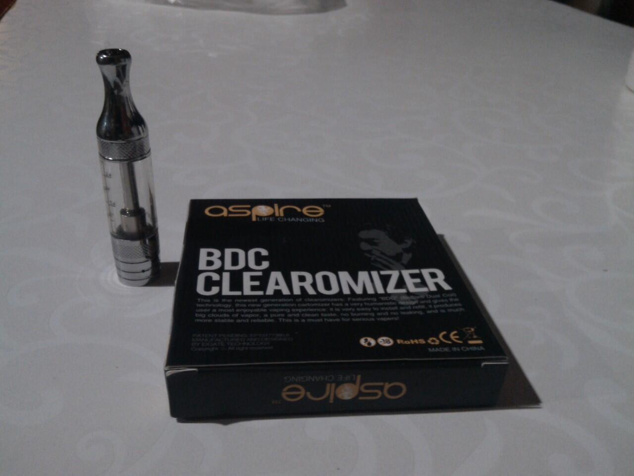 Clearomizer Tank ASPIRE BDC DUAL COIL / VAPORIZER / VAPING / VAPO / PV /