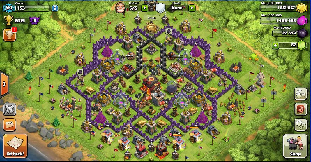 jual akun clash of clans 700k , mau pensiun .