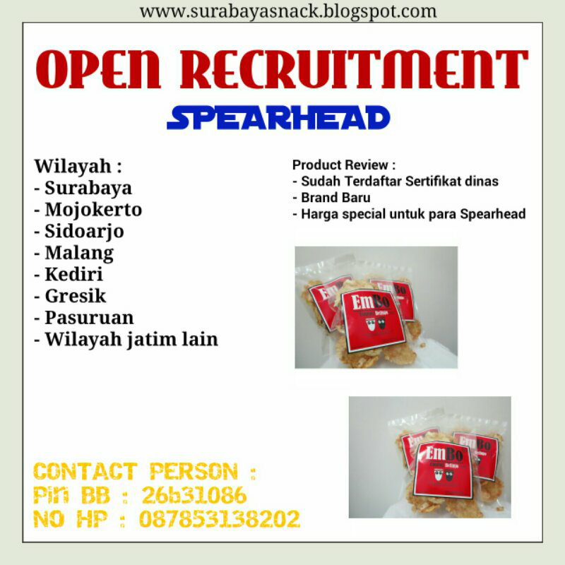 OPEN RESELLER ! Keripik sertifikat dinas