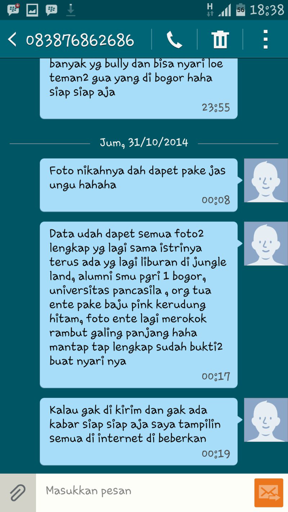 sekedar info agar lebih hati2 aja beli barang online di luar kaskus