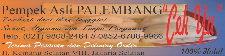Pempek Asli Palembang "CEK YU" Pasti Ketagihan