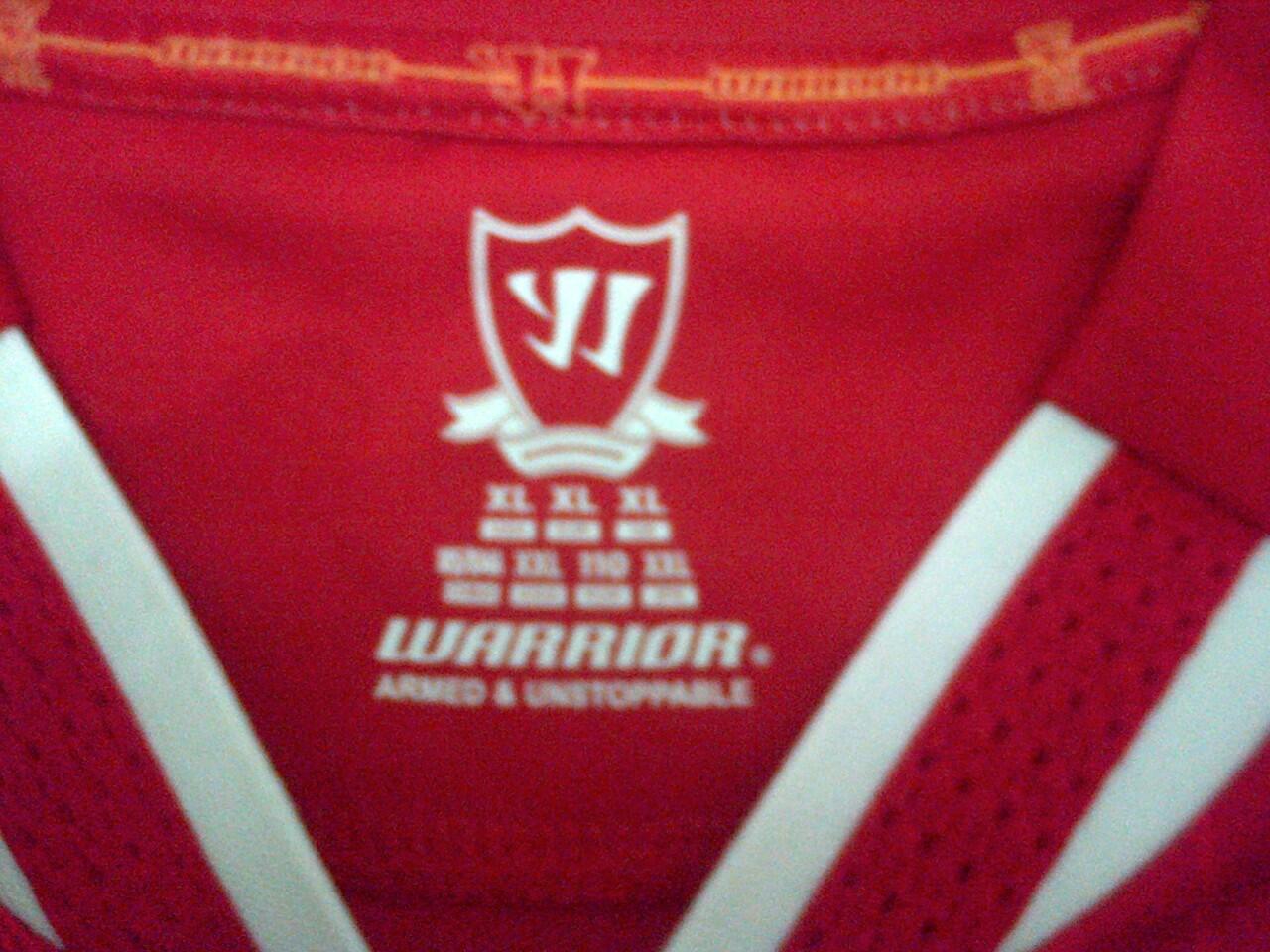 Jersey Liverpool Warrior Season 2013/2014 size XL ORIGINAL !!!!!!!