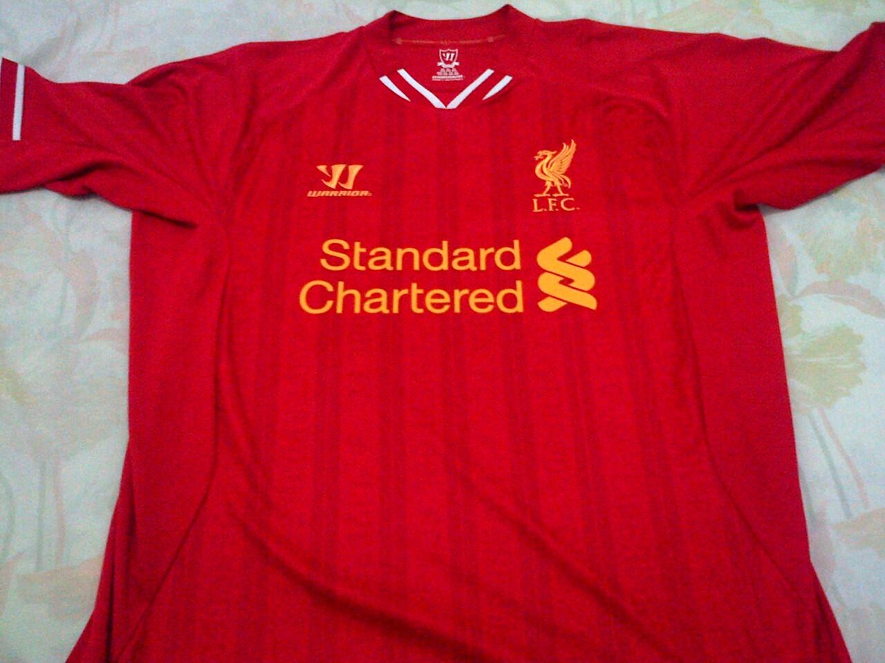 Jersey Liverpool Warrior Season 2013/2014 size XL ORIGINAL !!!!!!!