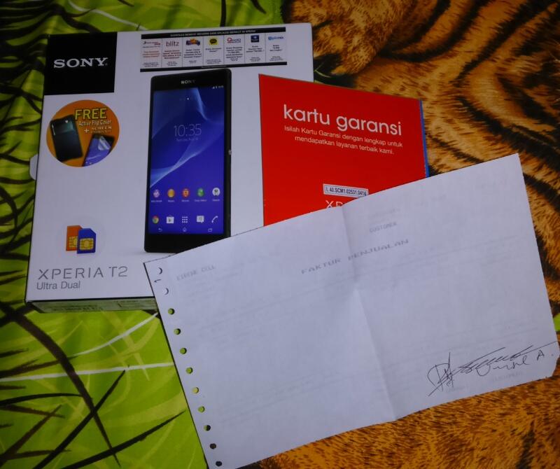 jual samsung note3 black dan sony t2 ultra dual like new kota tangerang