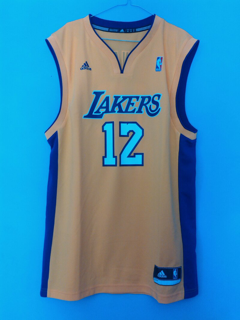 JERSEY BASKET LAKERS ORIGINAL ADIDAS 12 HOWARD