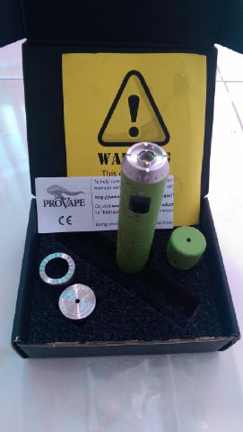 PROVARI ZOMBIE(bukan mini) 18650,18500,(Limited)GREEN LED DIGITAL DISPLAY GREEN.