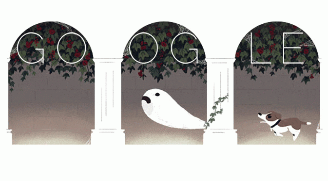 6 Google Doodle Halloween yang Lucu Sekaligus Menakutkan