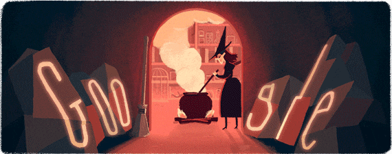 6 Google Doodle Halloween yang Lucu Sekaligus Menakutkan