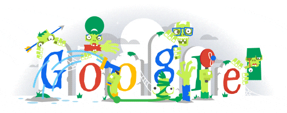 6 Google Doodle Halloween yang Lucu Sekaligus Menakutkan