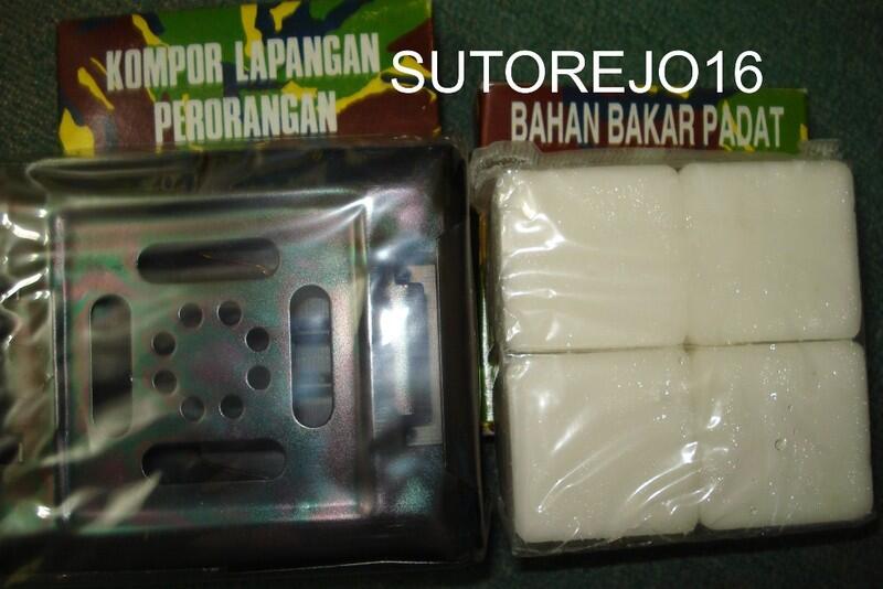 Jual kompor lapangan  perorangan bahan bakar padat 