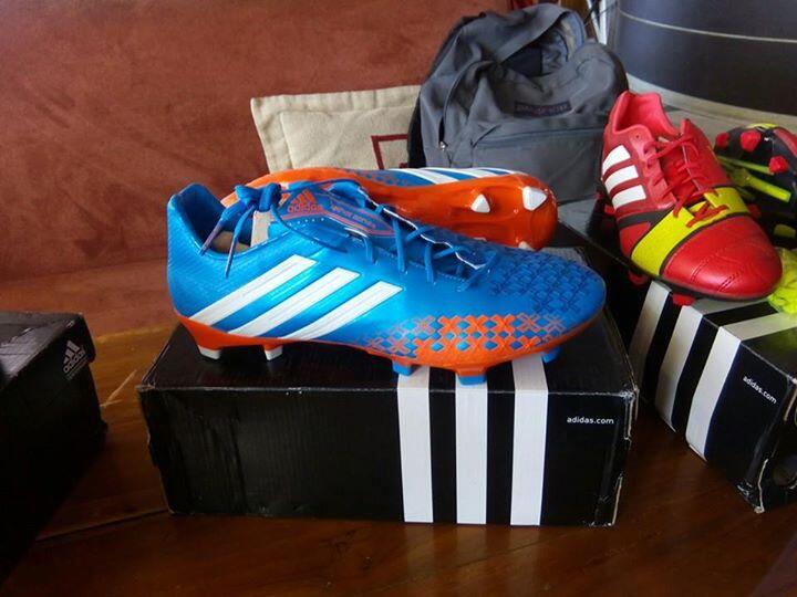 DISKON!! TOPGRADE - Adidas Predator LZ II FG Blue-Orange