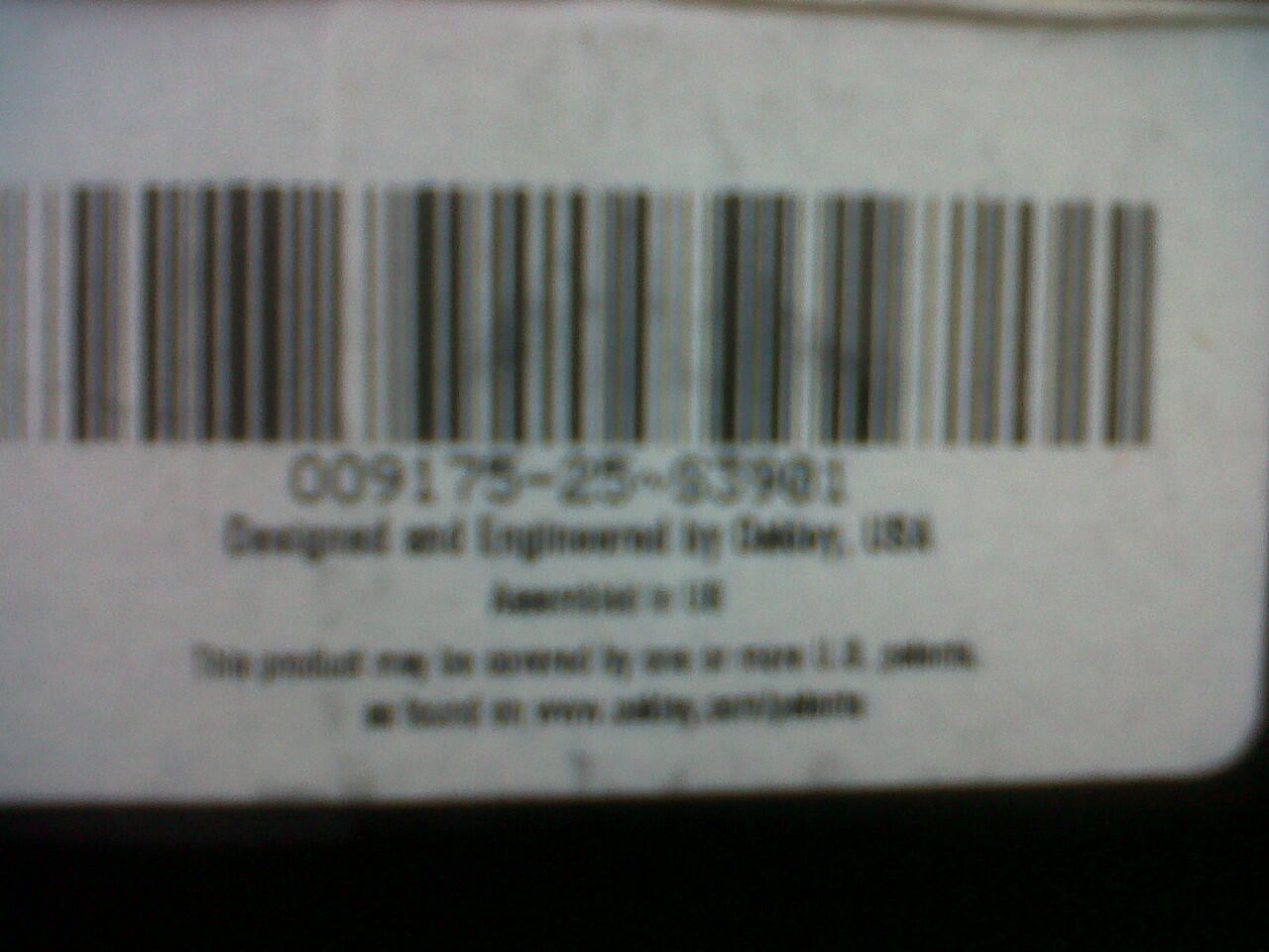 OAKLEY GARAGE ROCK RYAN SHECKLER 100% ORIGINAL NEW MURAH MERIAH