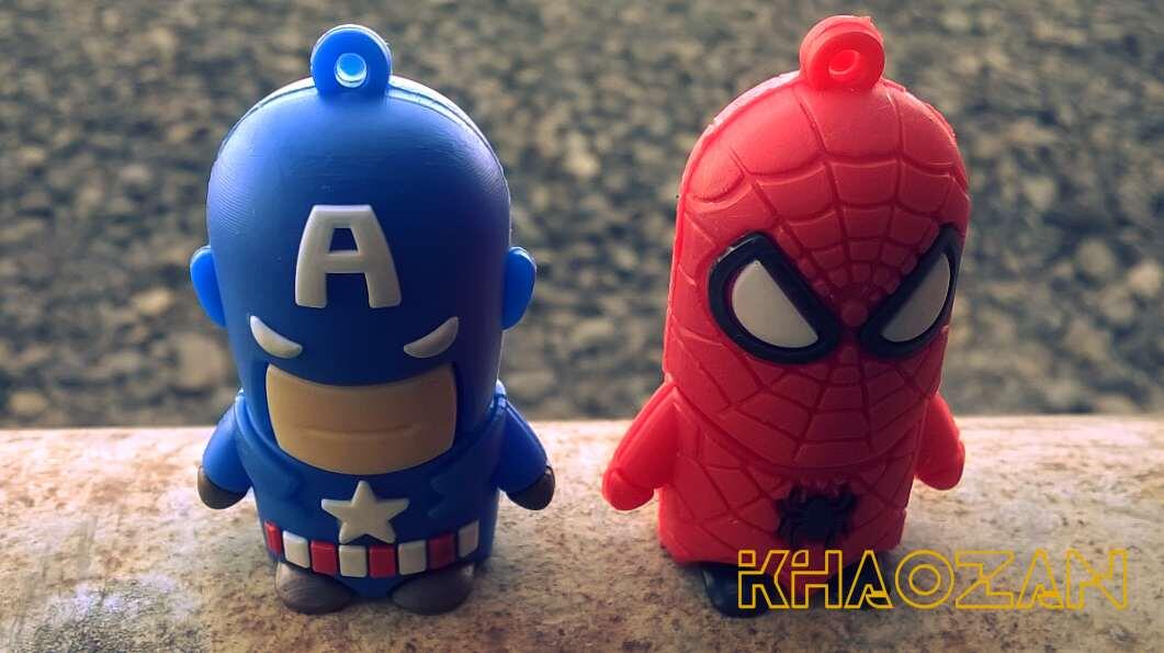 USB Flashdisk - MARVEL HEROES: Iron Man, Spider Man, Captain America