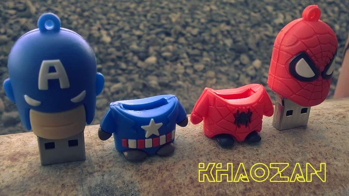USB Flashdisk - MARVEL HEROES: Iron Man, Spider Man, Captain America