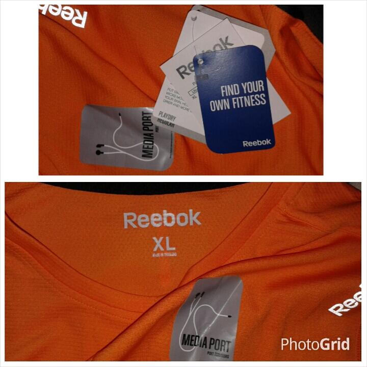 Jual butuh jersey dan jaket running reebok playdry ORIGINAL!!MURMER