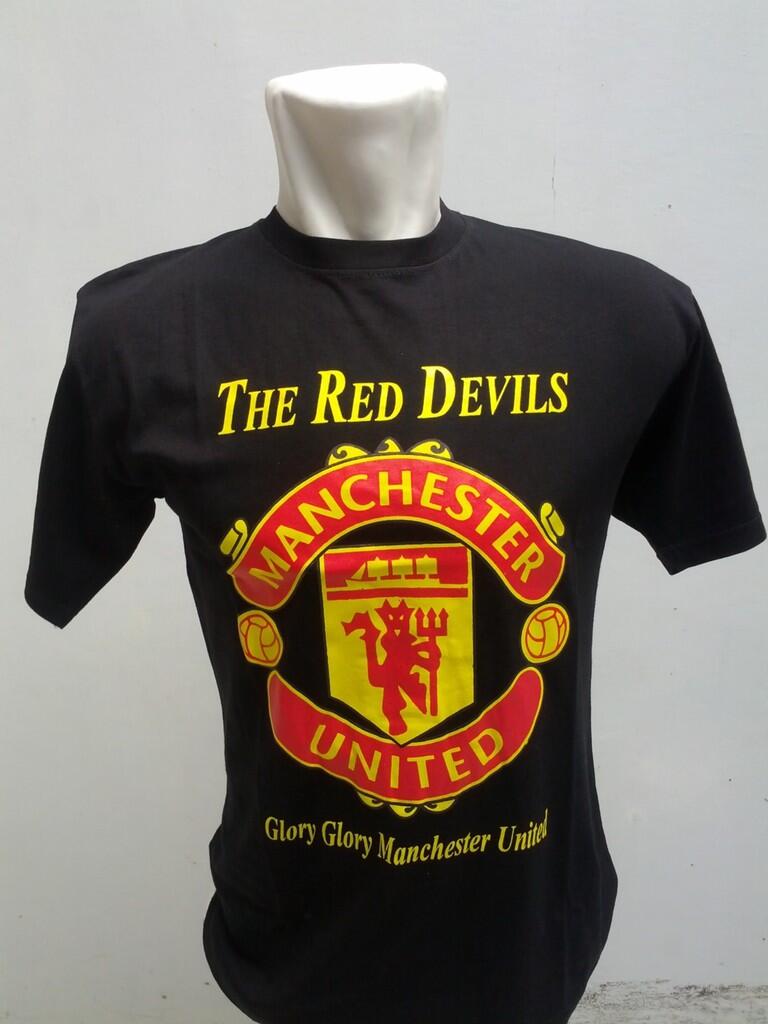 Kaos Logo Klub Manc City, Manc United, Arsenal, Chelsea, Real Madrid, Juventus dll