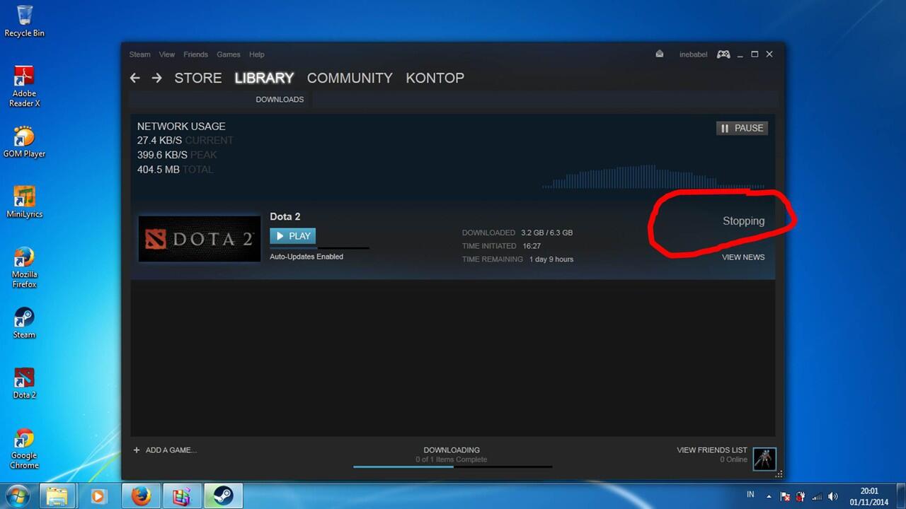 instal dota 2 tapi selalu berhenti ditengah
