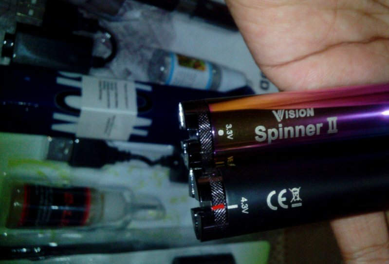 Vaporizer Rokok Elektrik Vision Spinner II 2 1650mah Tank X6 V2 EVOD dan CE5 Jangkar