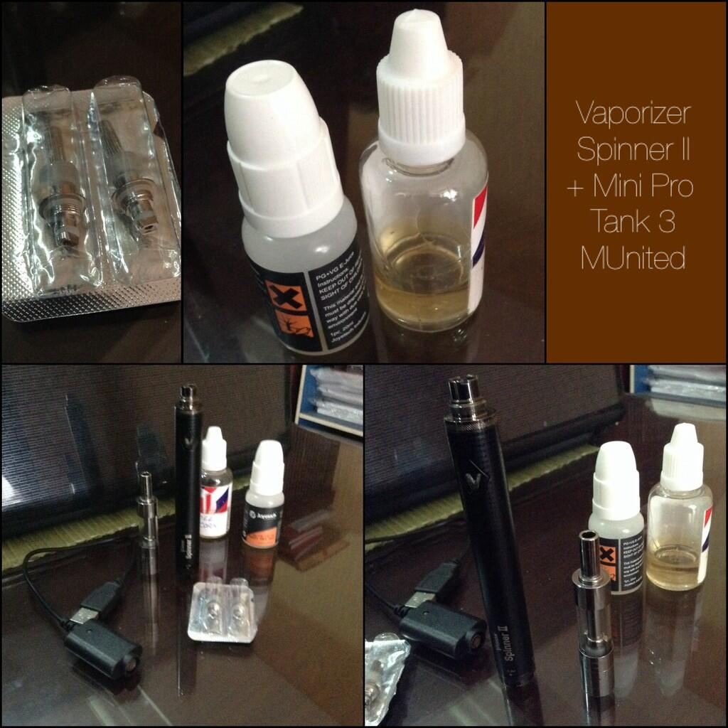 WTS Vaporizer Vision Spinner II + Mini Pro Tank 3 plush Bonus Murah Jakarta