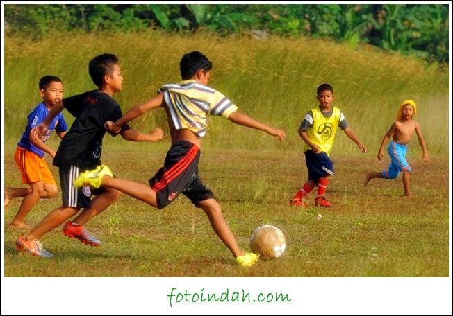 Main Bola semasa Masih Bocah 